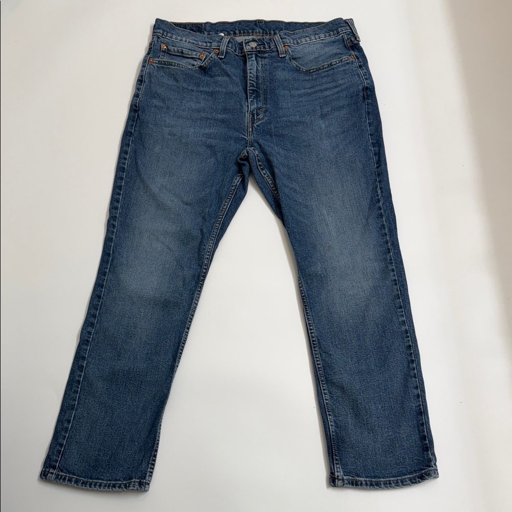 Levi's 514 Men's Straight Blue Jeans 36X30 Medium‎ Classic Wash